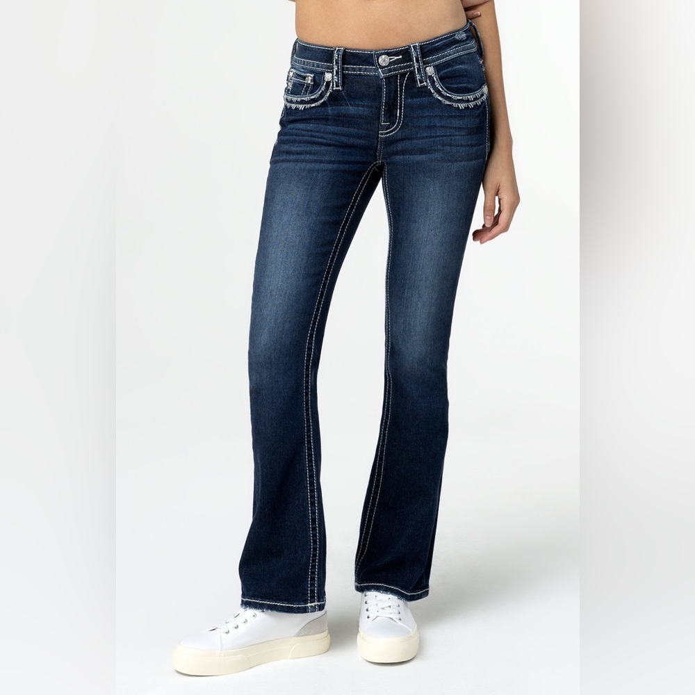Bootcut flared jeans deep blue Y2K Miss me
